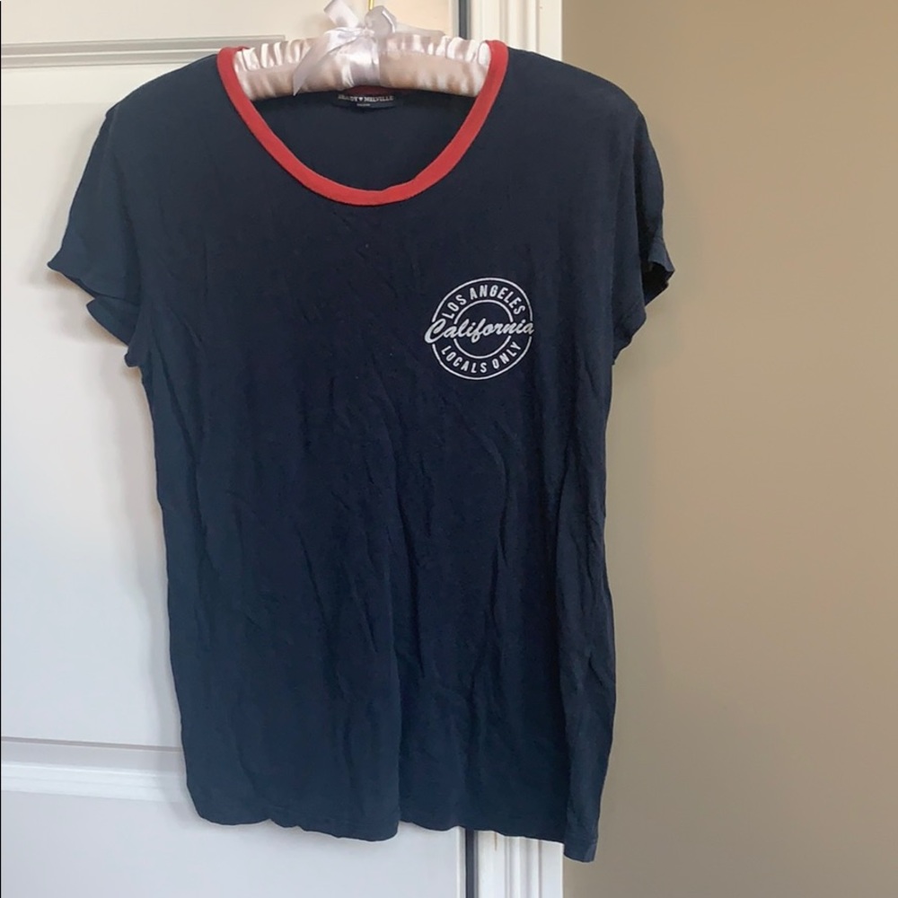 Brandy Melville scoop neck tee